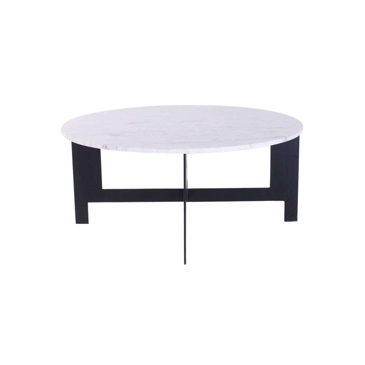 Aroma Marble Coffee Table In Black Finish