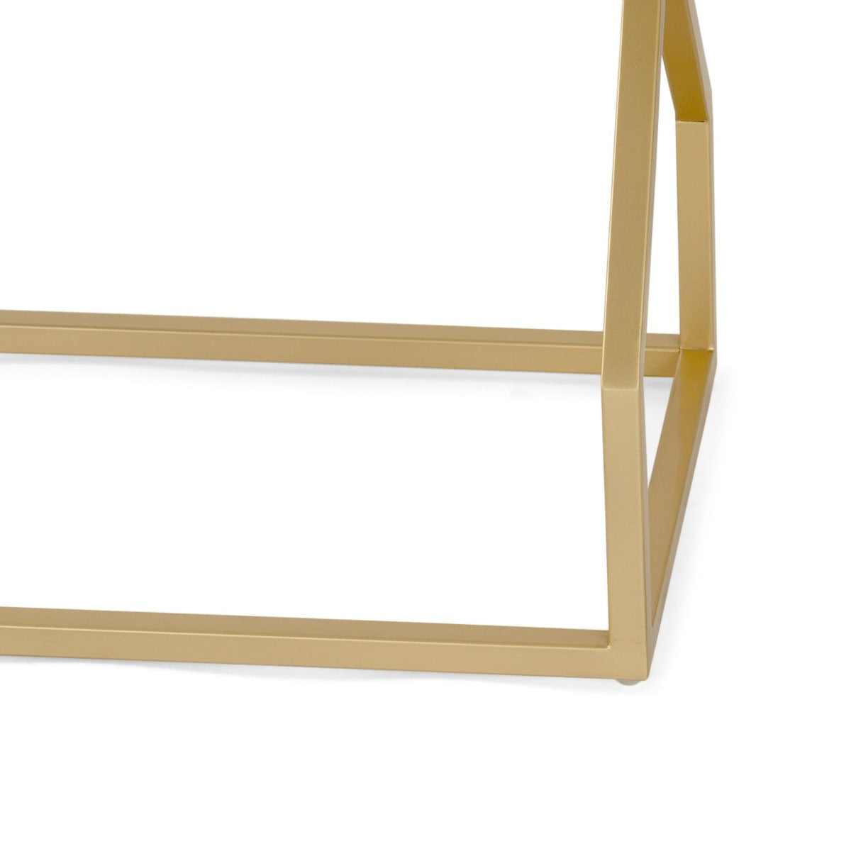 Evolve Marble Console Table In Gold Finish