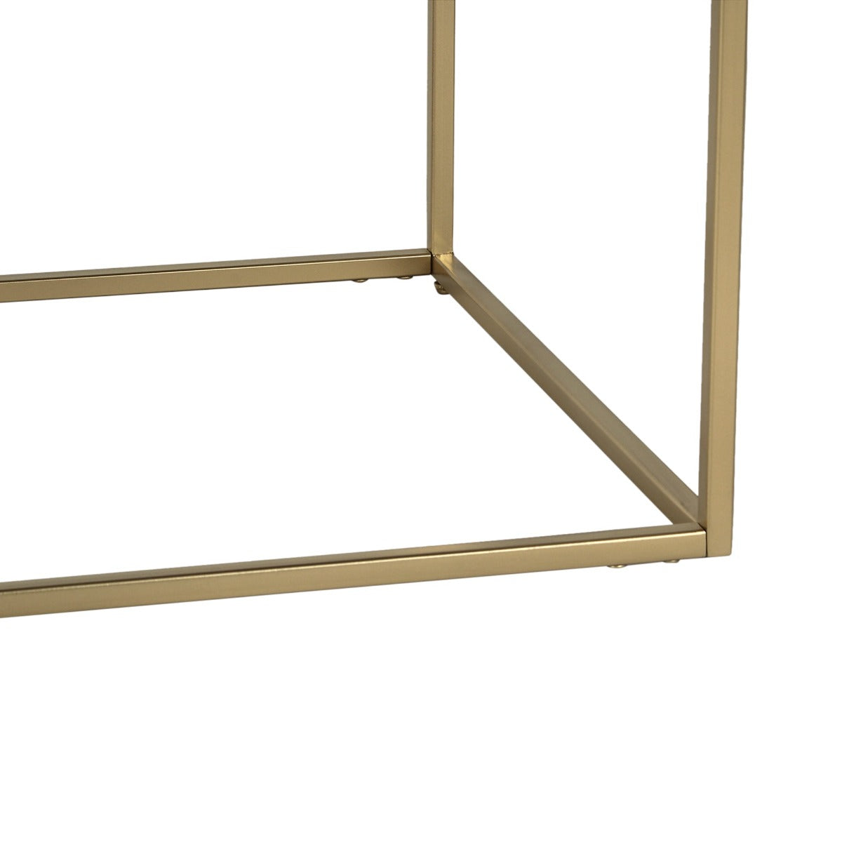 Transept Wooden Console Table In Gold Finish