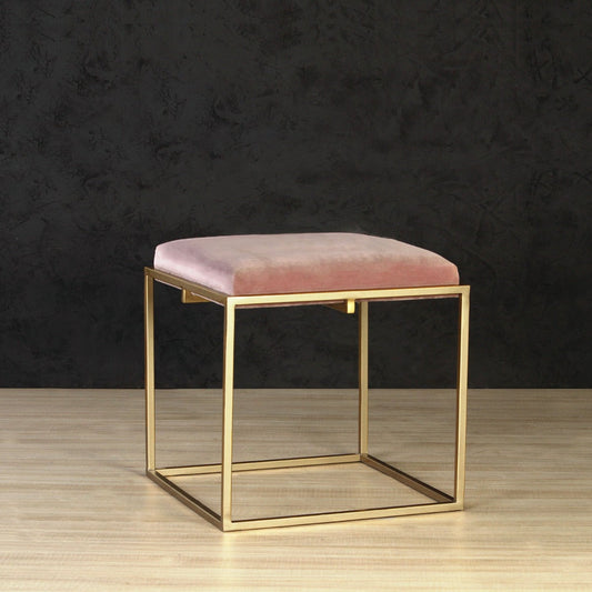 Mod Nest Small Bench In Gold Finish