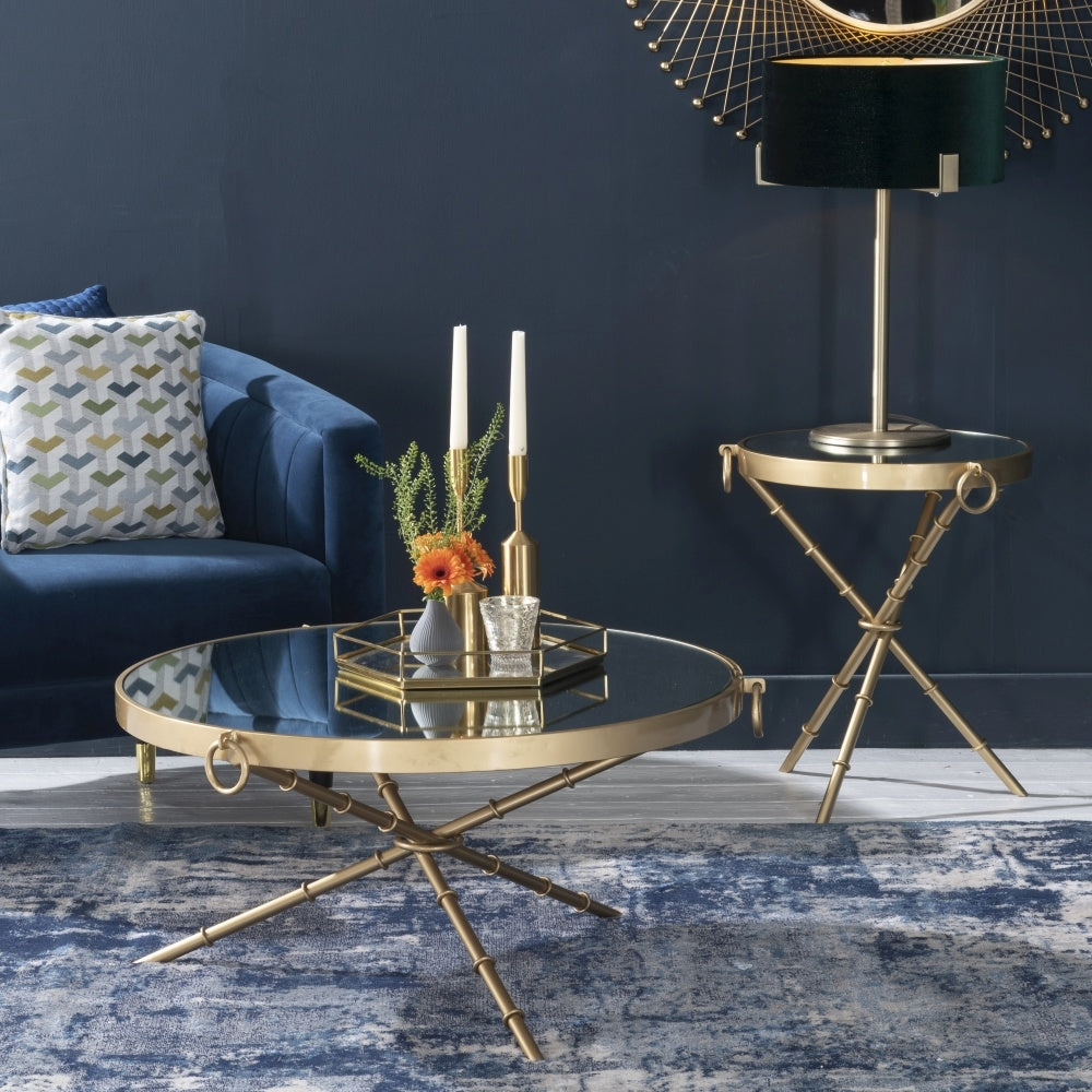 Solace Golden Side Table