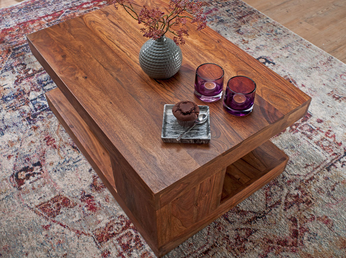 Charming Solid Wood Coffee Table