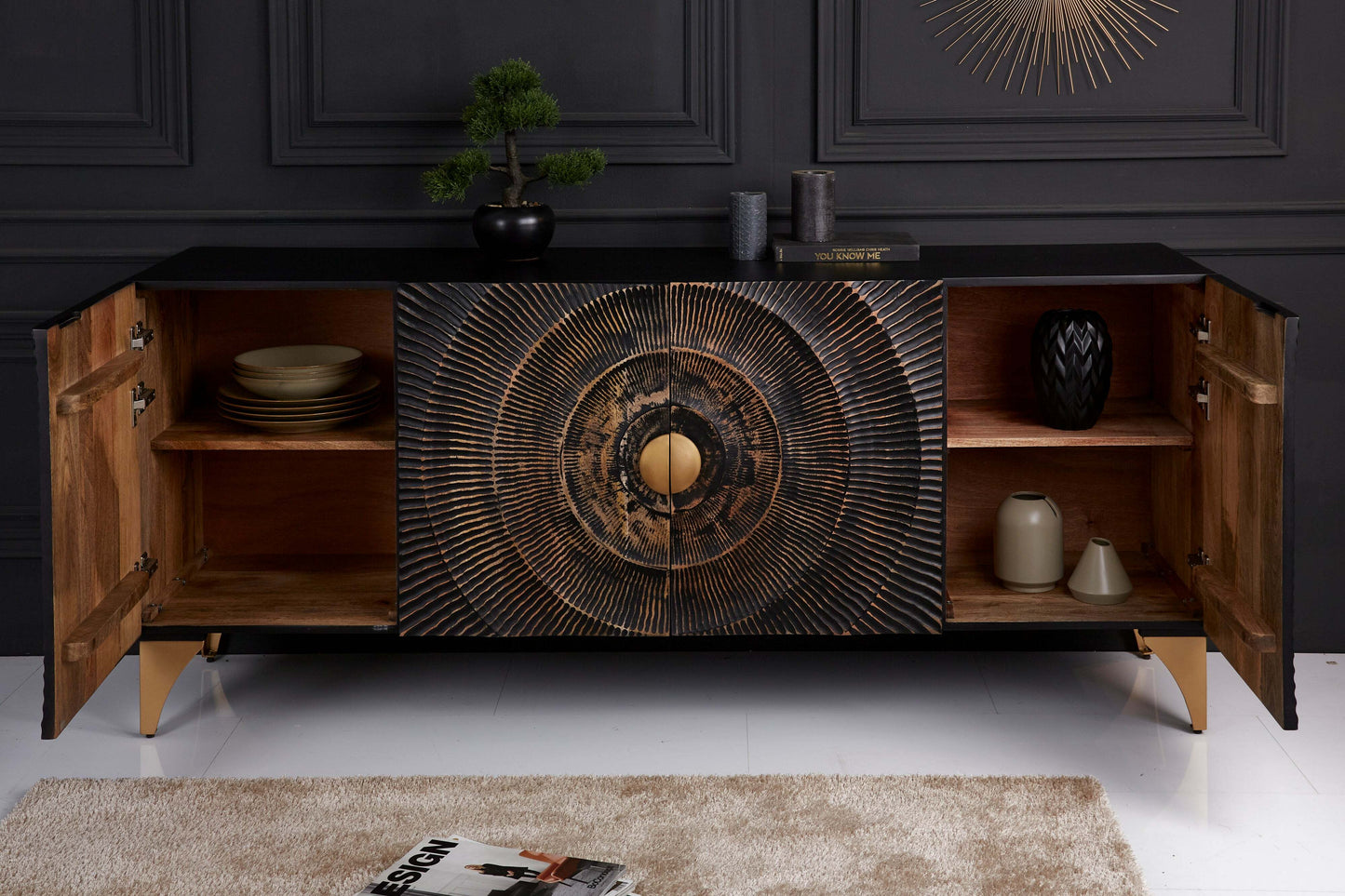 Vanity Sunburst Sideboard