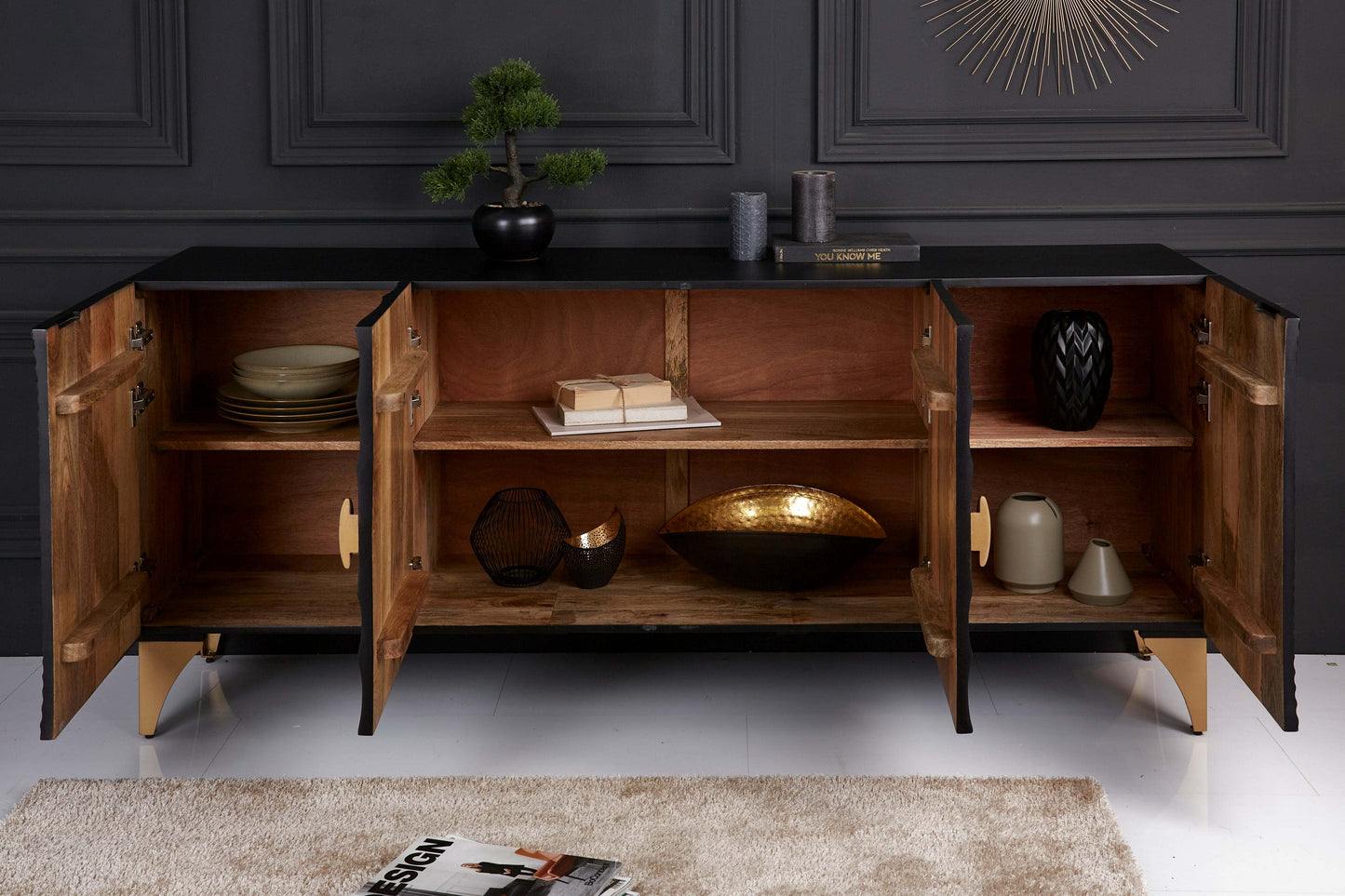 Vanity Sunburst Sideboard