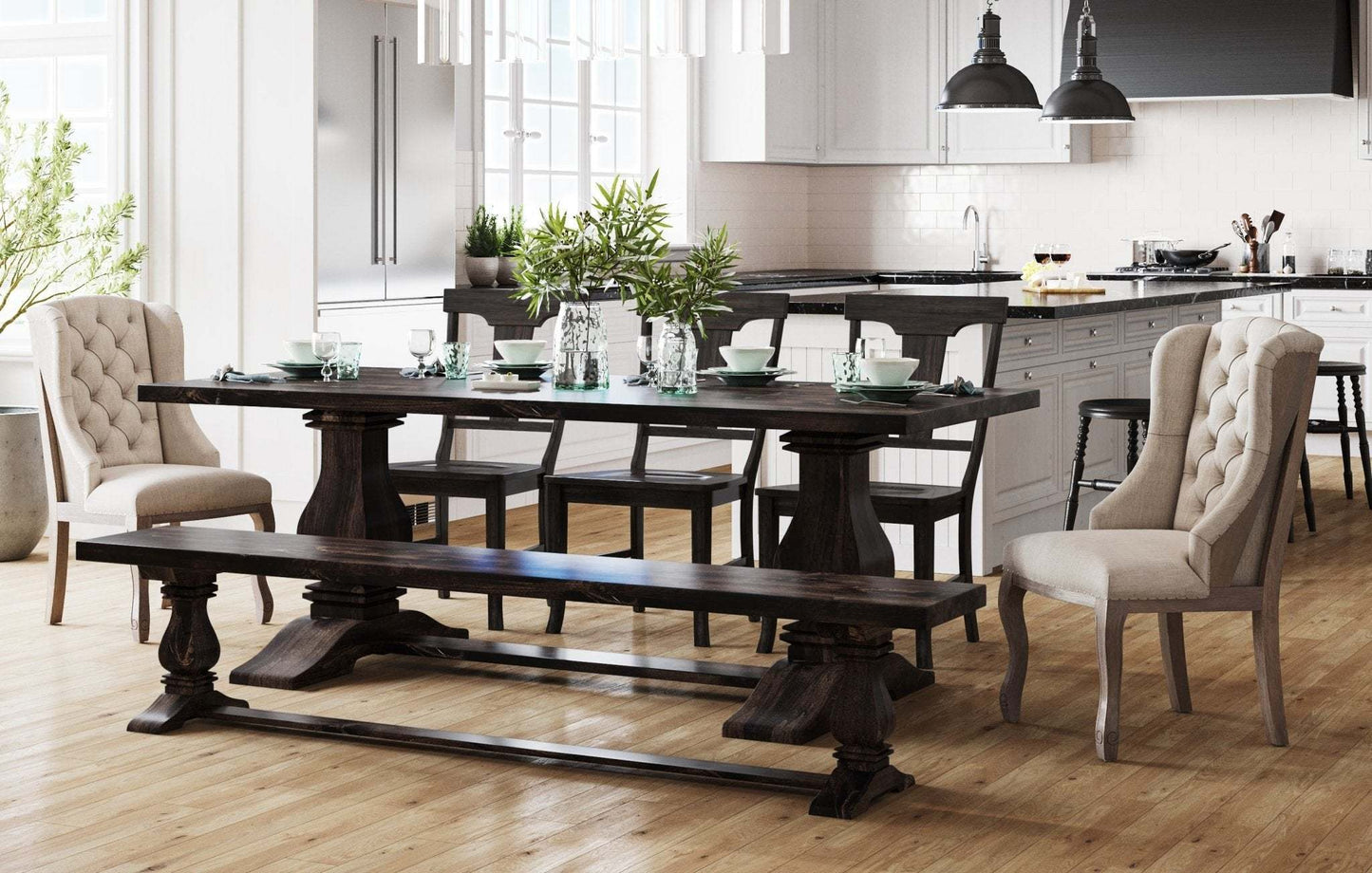 Timeless Solid Wood Dining Table