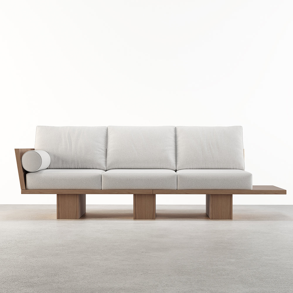 Nostalgic Solid Wood Sofa