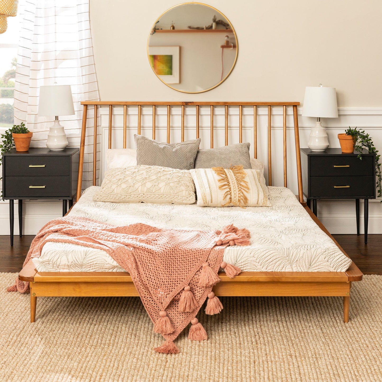 Harmony Solid Wood Queen Bed