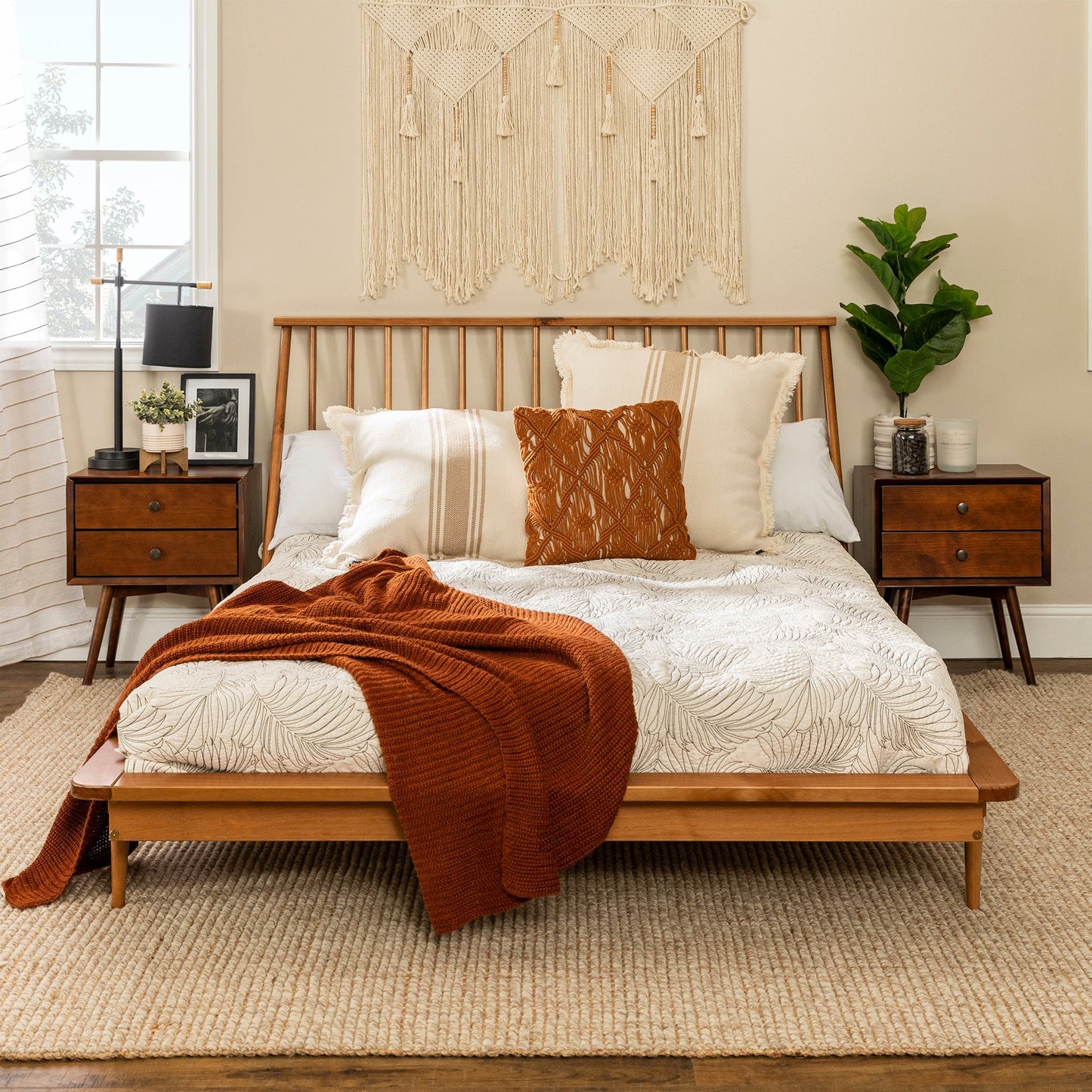 Harmony Solid Wood Queen Bed