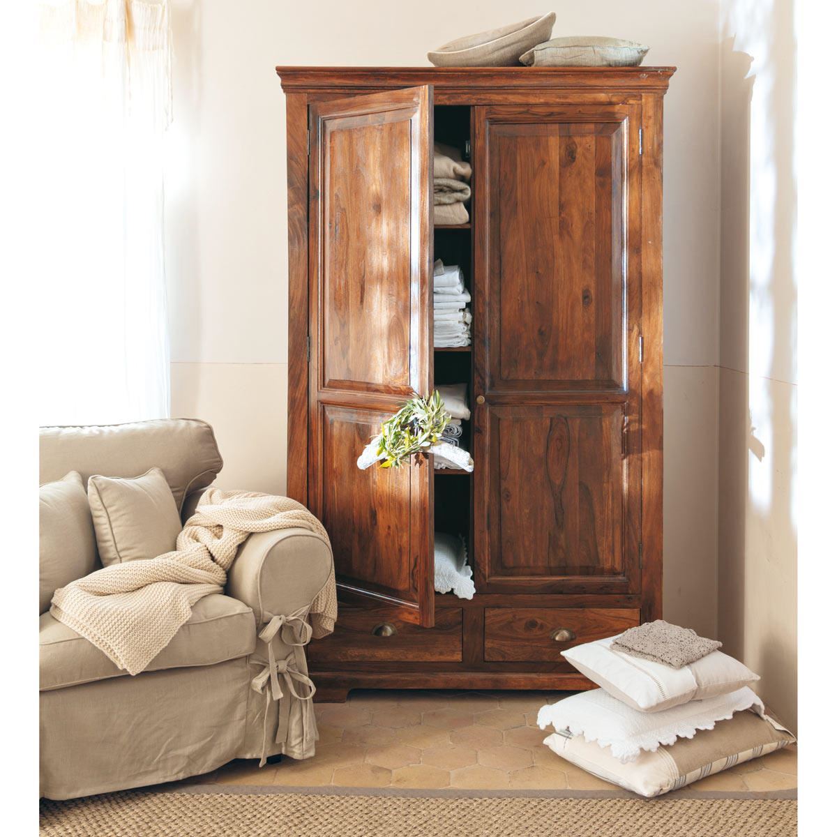 Ambience Solid Wood Wardrobe