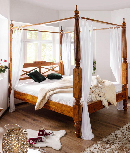 Noble Solid Wood Poster Bed