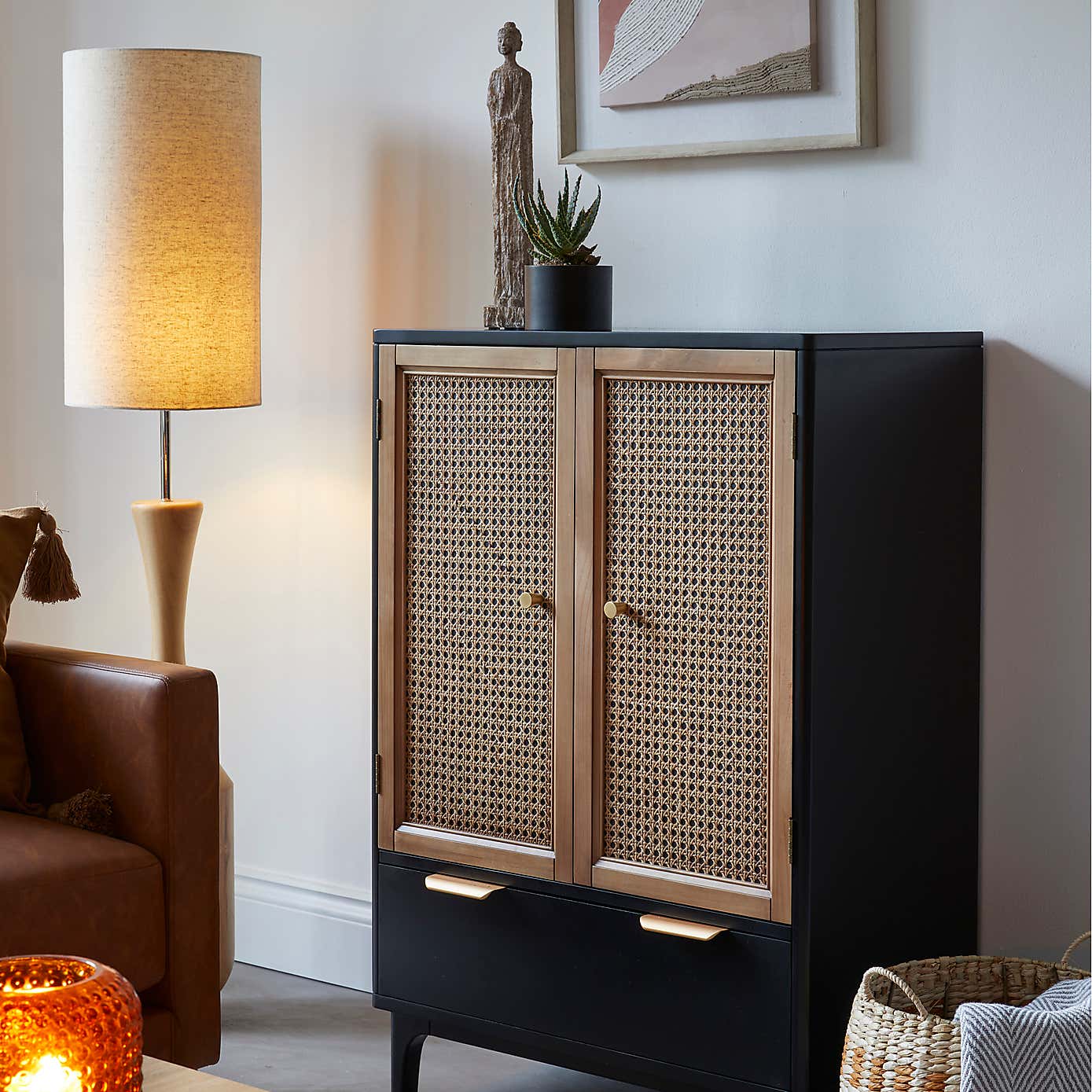 Majesty Rattan Two Door Cabinet