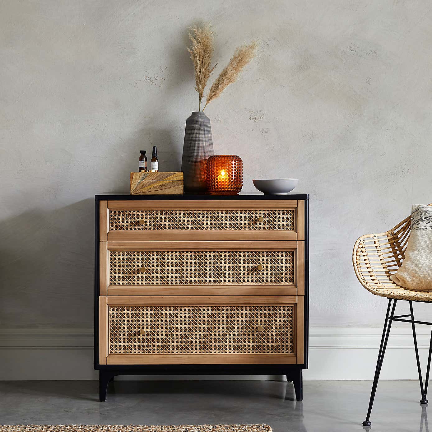 Genteel Three Chest Of Drawers