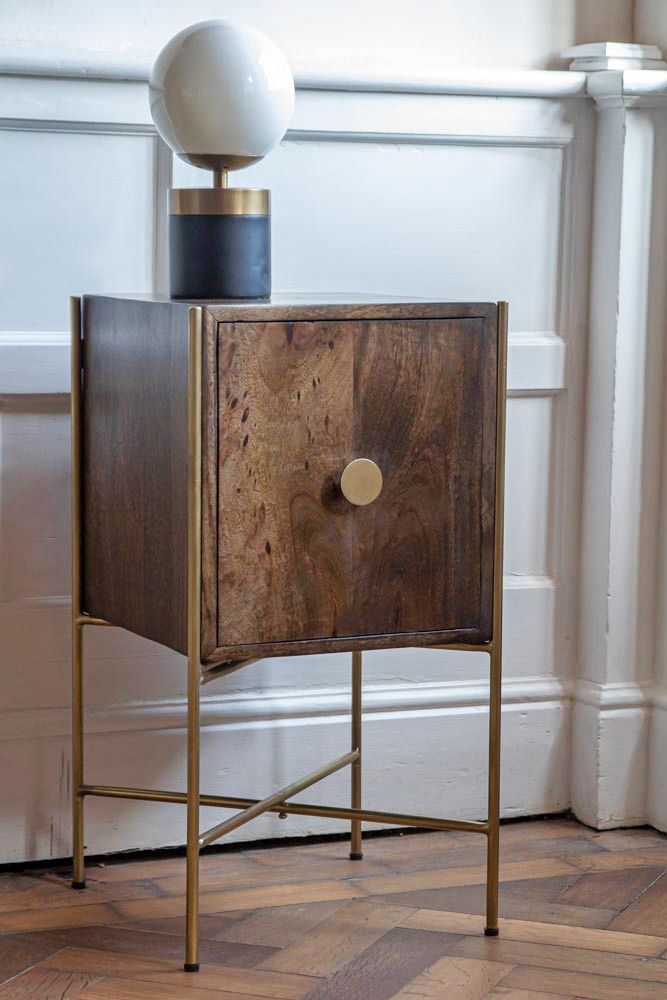 Pristine Mango Wood Bedside Table