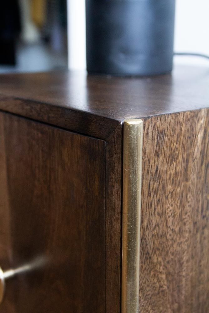 Pristine Mango Wood Bedside Table