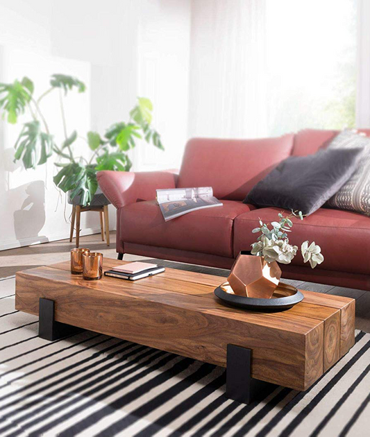 Nestling Solid Wood Coffee Table