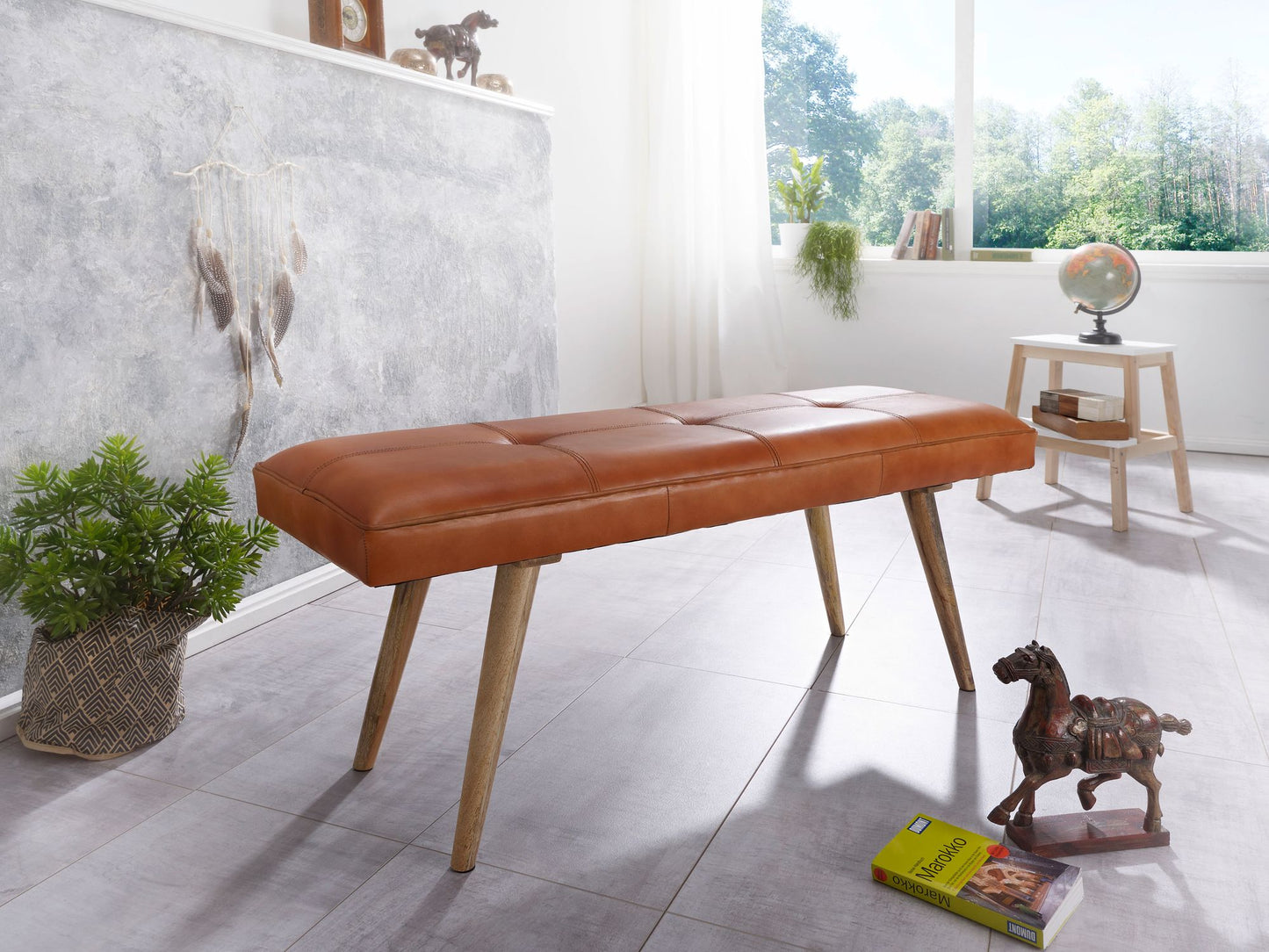 Elysium Solid Wood Bench