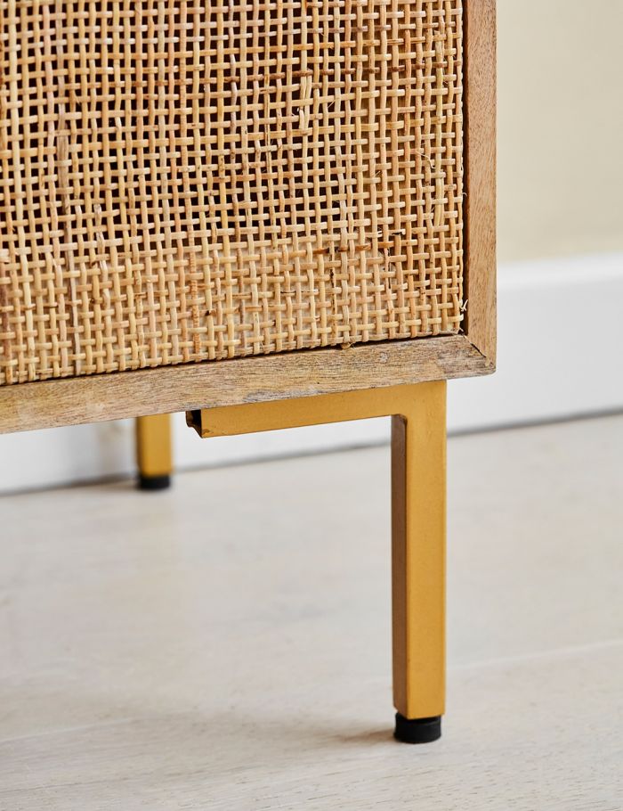 Pristine Rattan Webbed Large Sideboard