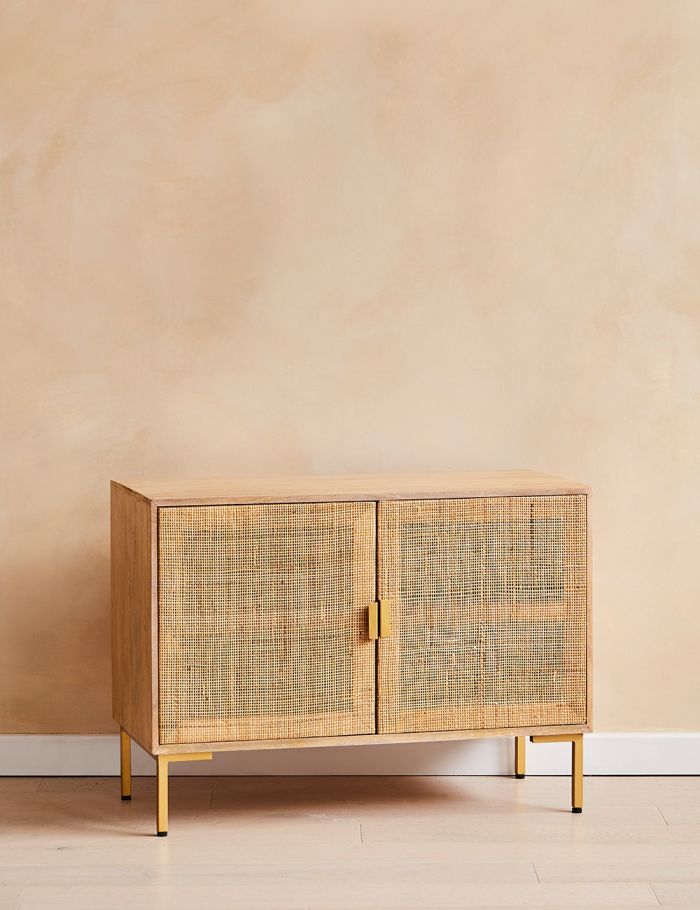 Pristine Rattan Webbed Sideboard