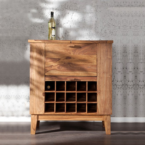 Bottled Up Bar Cabinet in Solid Wood