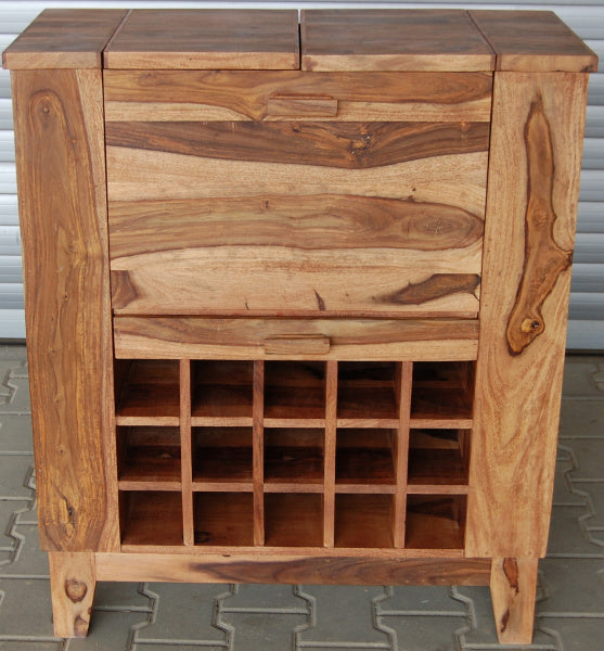 Bottled Up Bar Cabinet in Solid Wood