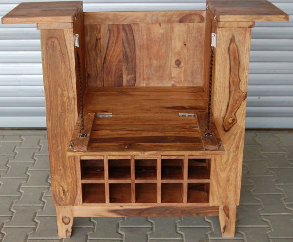 Bottled Up Bar Cabinet in Solid Wood