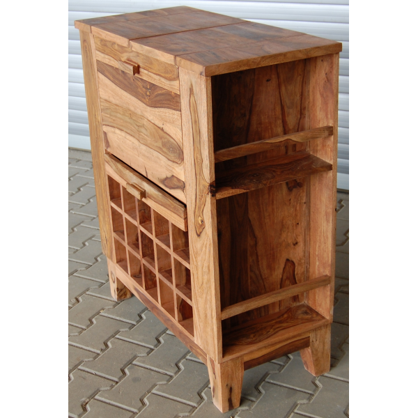 Bottled Up Bar Cabinet in Solid Wood