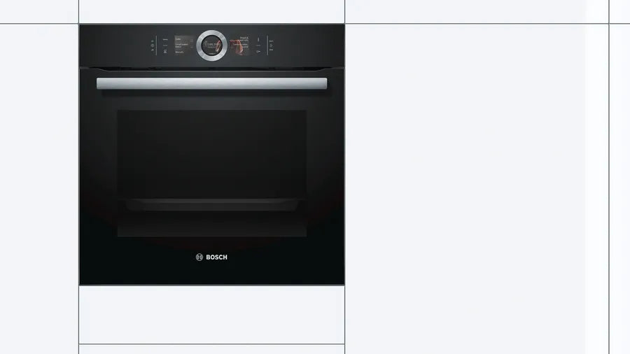 Bosch Series 8 Built-in oven 60 x 60 cm Black HBG6764B6B