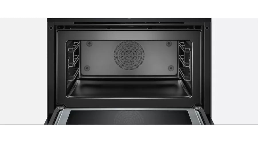 Bosch Series 8 Built-in compact oven with microwave function 60 x 45 cm Black CMG636BB2I