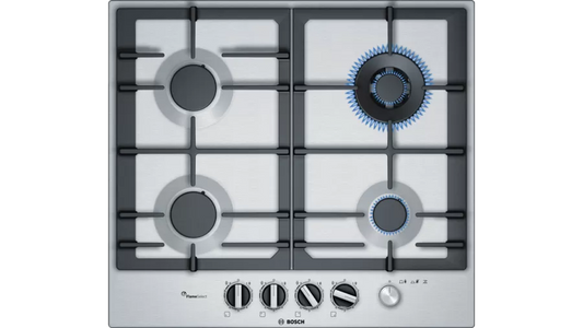 Bosch Series 6 Gas hob 60 cm Stainless steel PCH6A5M90I