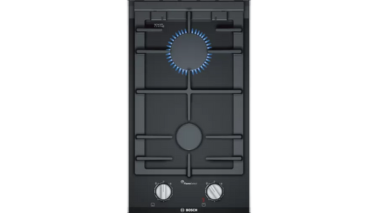 Bosch Series 8 Domino Gas hob 30 cm Ceramic, Black PRB3A6D70I