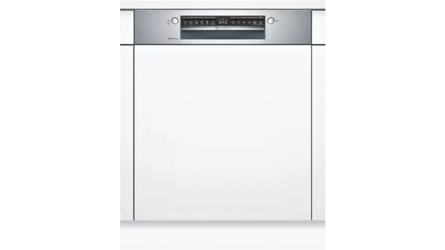 Bosch Series 4 semi-integrated dishwasher 60 cm Stainless steel SMI4HCS48E