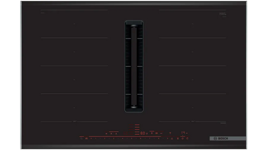 Bosch Series 8 Induction hob with integrated ventilation system 80 cm surface mount with frame PXX875D67E