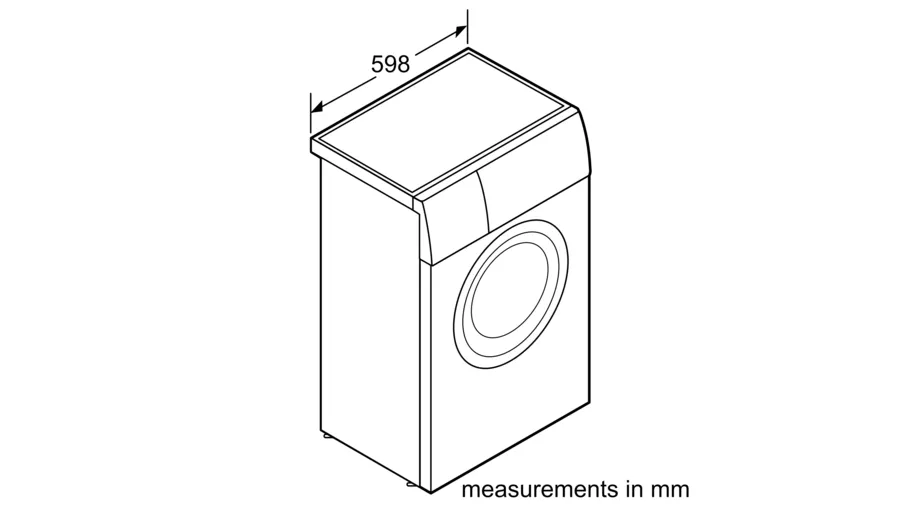 Series 4 washing machine 6.5 kg 1000 rpm