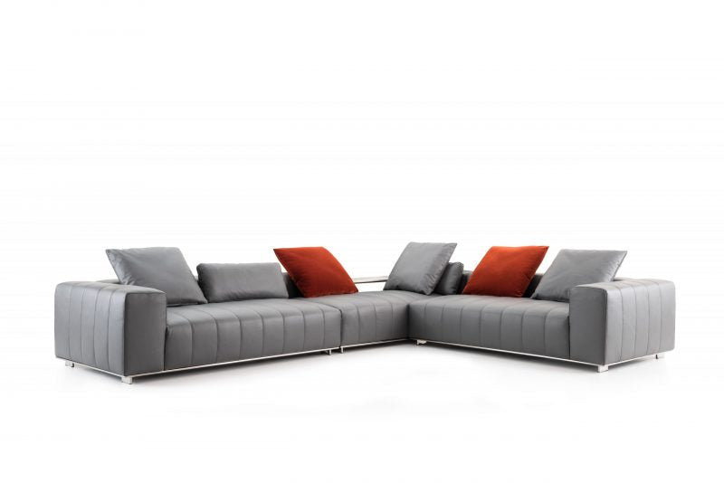 Granadillo Leather sofa DAS-SF8815B