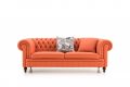 Goncalo Alves Leather sofa DAS-SF901F