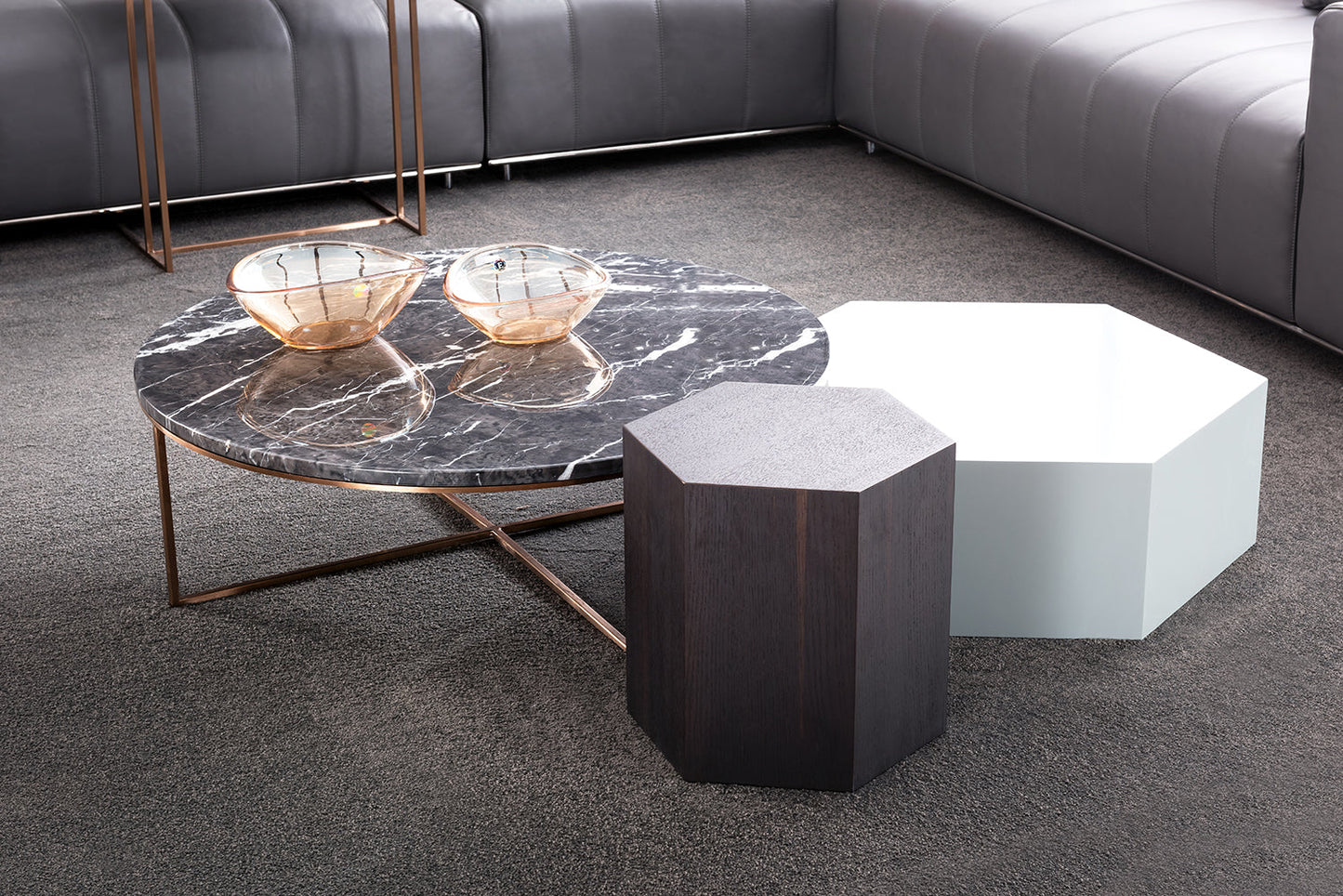 Calliope Hexagonal Side Table